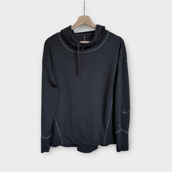 Kuhl Women's Rhea Hoodie Pullover in Charcoal, size S - Picture 1 of 6